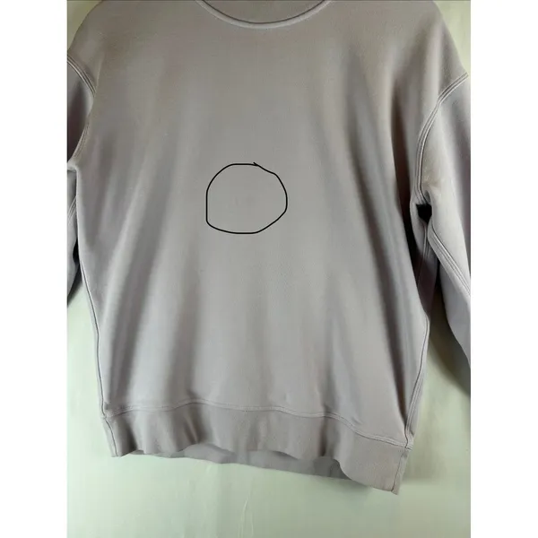 Lululemon Perfectly Oversized Crewneck Sweatshirt Lavender‎ Purple Cotton Size 0 - Image 9