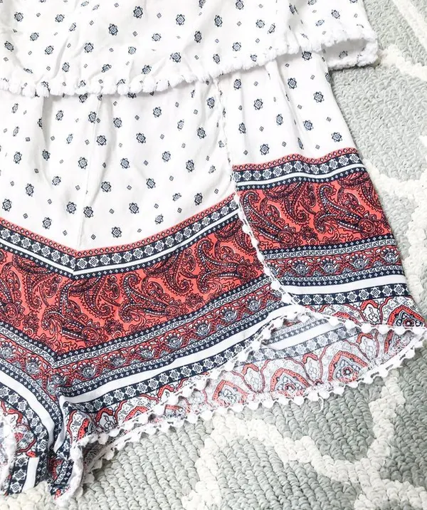 Showpo White Sleeveless Tube Top Romper - Image 3