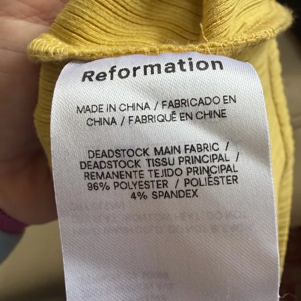Reformation Mallorie Ribbed maxi dress‎ size medium - Image 6