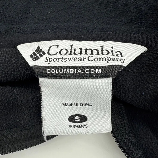 Columbia Womens Softshell Jacket Black Full Zip Size‎ Small Zip Pockets Outdoors - Image 6