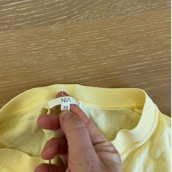 Nia Cardigan Lucille Button Up Size XS in Butter Yellow - Image 3