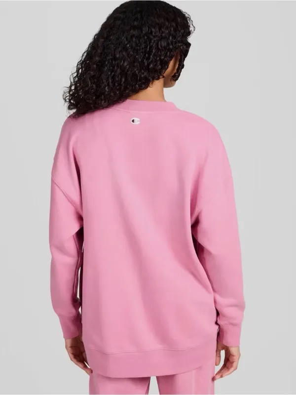 Champion Gameday Deep V Tunic French Terry Pullover Cosmic Pink Size XS NWT - Image 2