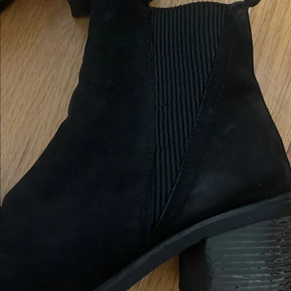 Faux suede Aldo booties - Image 3