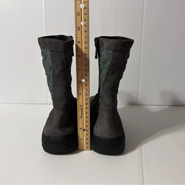 Land’s End #444681 winter upper-suede snow boots women size 8 B - Image 6