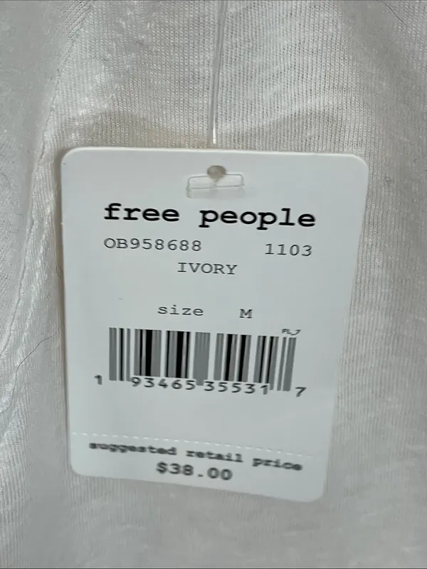 Free People White Carly O-Ring tank top - Image 4