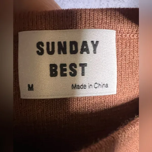 Sunday Best Aritzia Crop Top. Size Medium. NWOT - Image 4