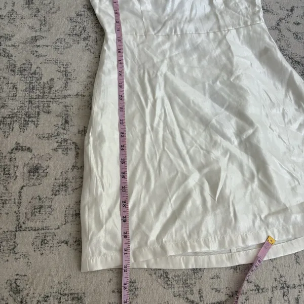 Lulus Sophisticated Selection White Sleeveless Backless Mini Dress Size large - Image 8
