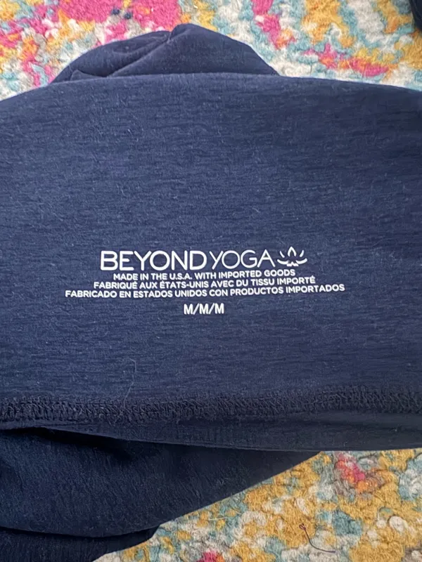 Beyond Yoga Set Spacedye Nocturnal Navy - Image 4