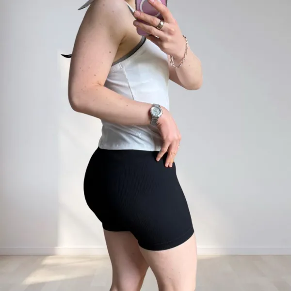 OQQ Amazon Shorts Biker Ribbed - Image 3