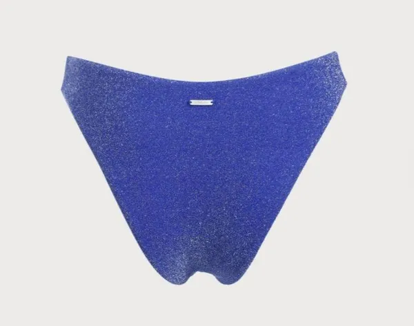 BERLOOK Navy Lurex Cut Out Bikini Top AND Solid Lurex Bikini Bottom 22 - Image 10