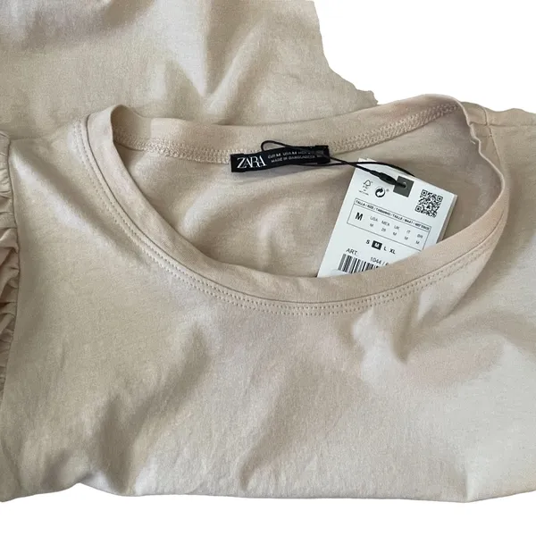 NWT Zara Ruffled Top Size M - Image 7