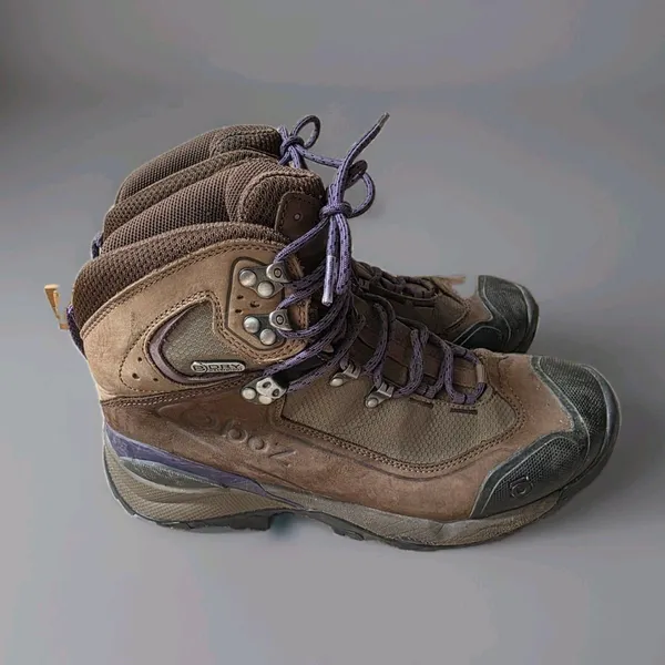 Oboz Wind River III Boots Womens 11 Brown BDRY Hiking Waterproof Lace Up Trail - Image 6