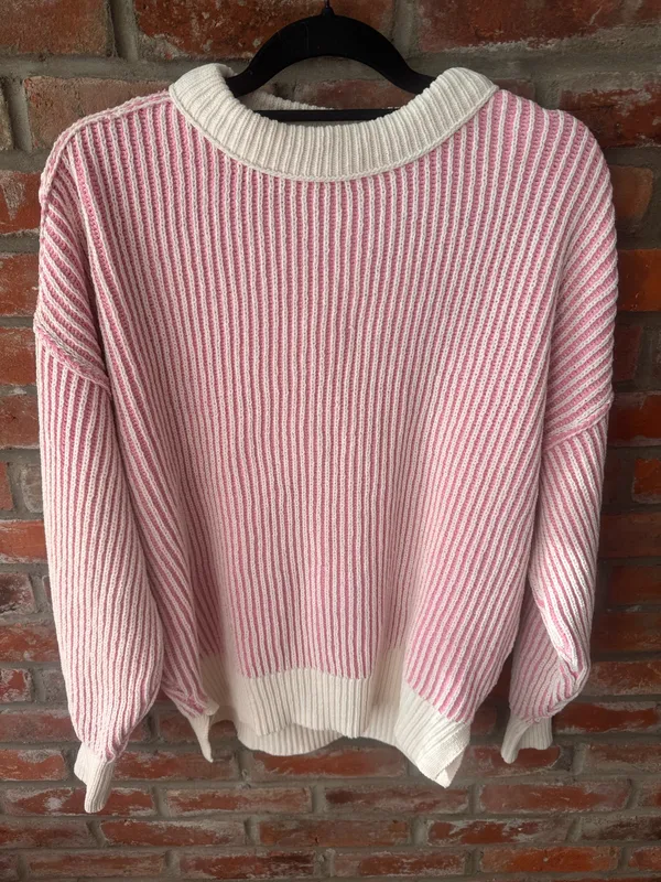 Aerie Pink Beyond Chenille Sweater Oversized XXS - Image 2