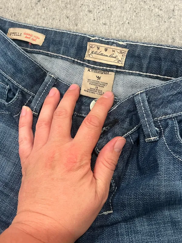 Justin Timberlakes William Rast Women's Blue Denim Jeans - Image 4