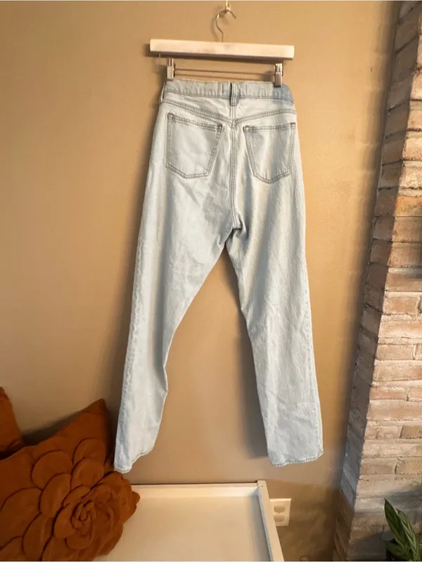 ABERCROMBIE 90s Straight Mid Rise Jeans - Image 5