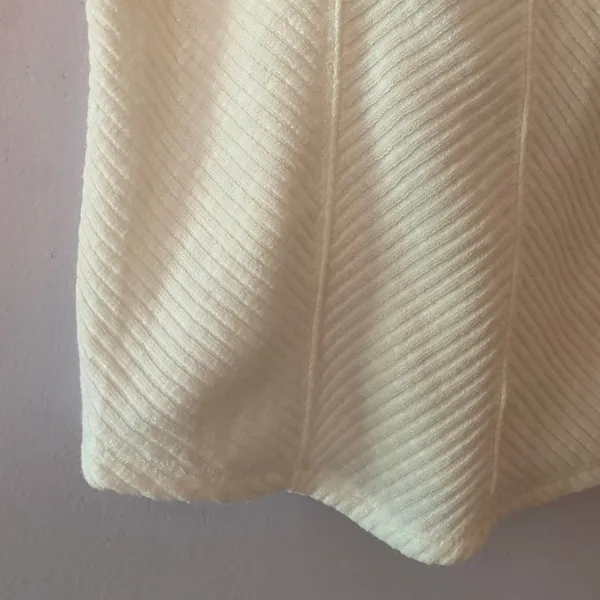 We The Free Boss Babe White Ribbed Sleeveless Tank Boho Layering Women's size XL - Image 5