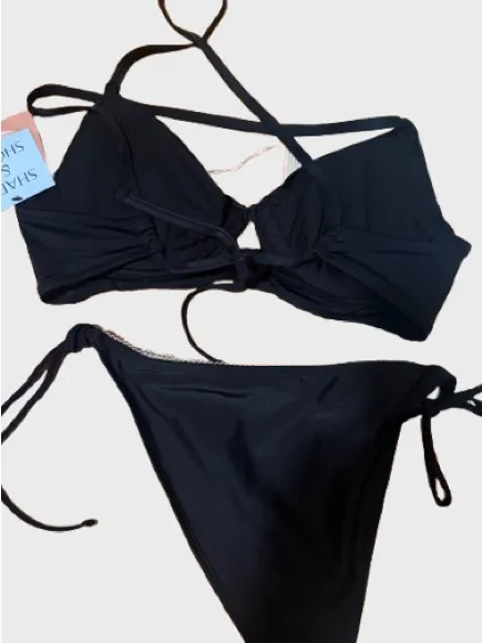 Shade & Shore Black Two-Piece Bikini Set - Image 3