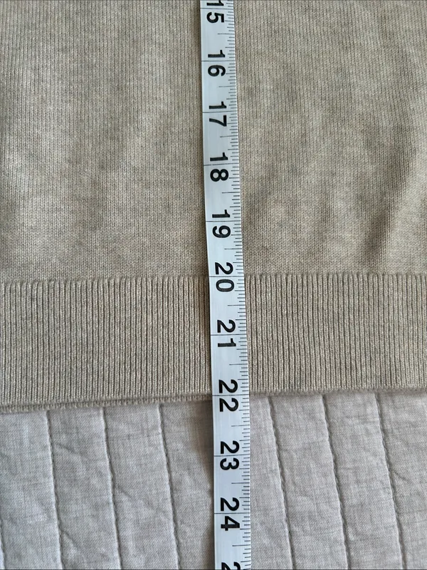 J. Crew Drop-shoulder oatmeal classic crew cotton boxy pullover sweater XL - Image 12