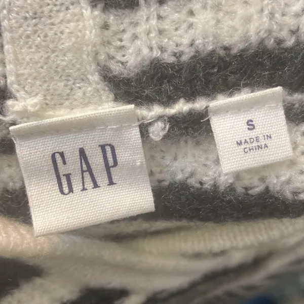 Gap Striped Pullover Hoodie Sweater Size Small - Image 7