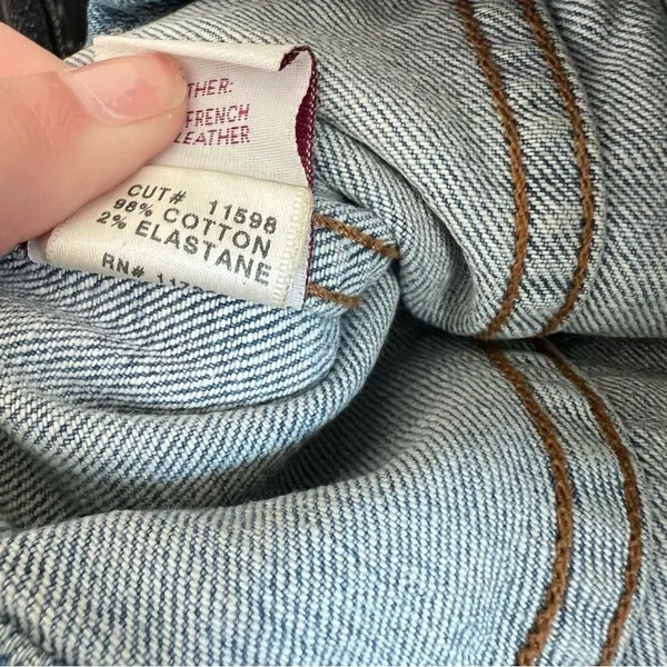 J Brand Bowie Two Tone‎ Jean Jacket - Image 10