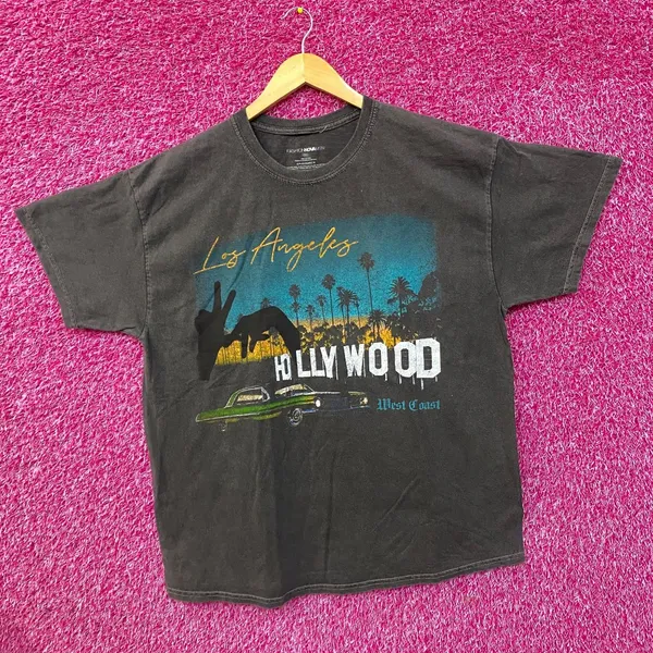 Hollywood West Coastin Pigment Dye Short Sleeve Tee 2XL - Image 3