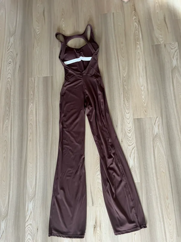 Amazon Brown sporty jumpsuit flare - Image 6