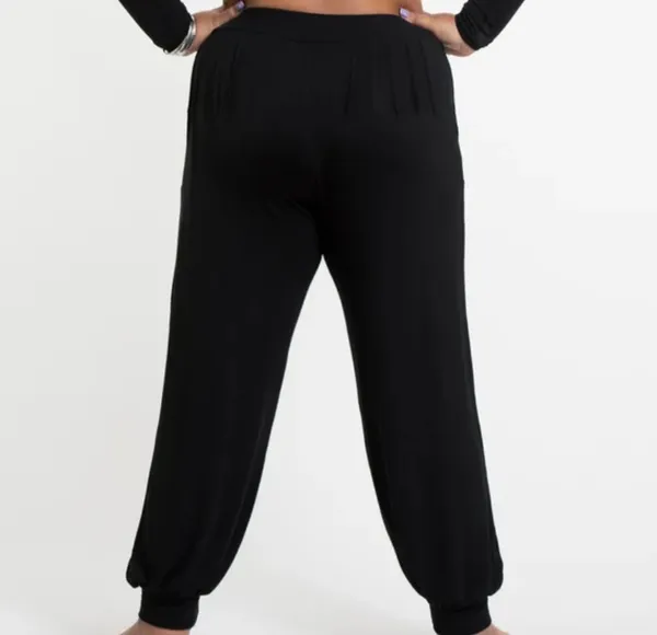 Black Harem Pant Joggers Size Size 1 - Image 2