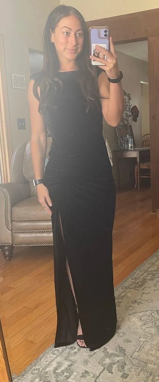 Black Bridesmaid Dress () - Image 6