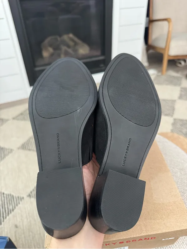 Lucky Brand Women's Myrila Heeled Mule 8.5 M Black New in box - Image 9