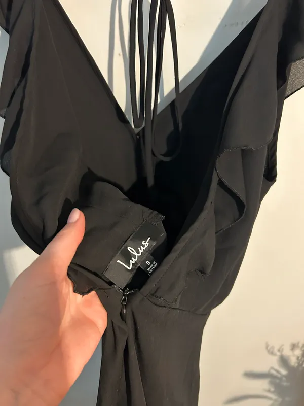 Lulus Black Mini Dress - Image 5