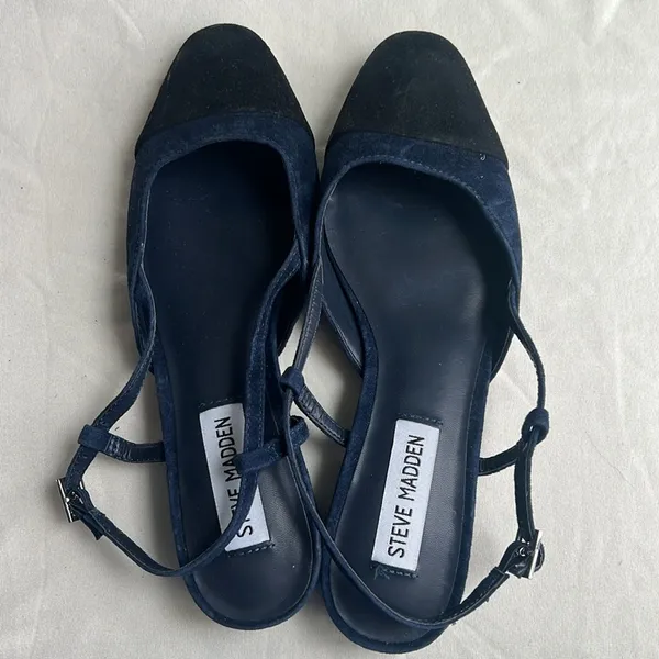 Steve Madden Women’s Belinda Flats Purple Black size 6 = - Image 4