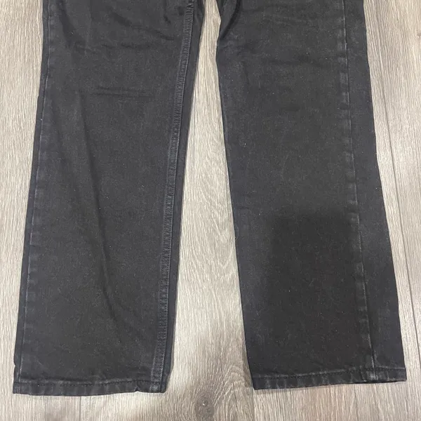 Womens Black Distressed Mom Jeans Size 2 - Image 3