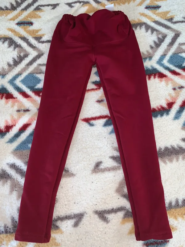 MATERNITY LEGGINGS SZ L * NWT Red Size L - Image 4