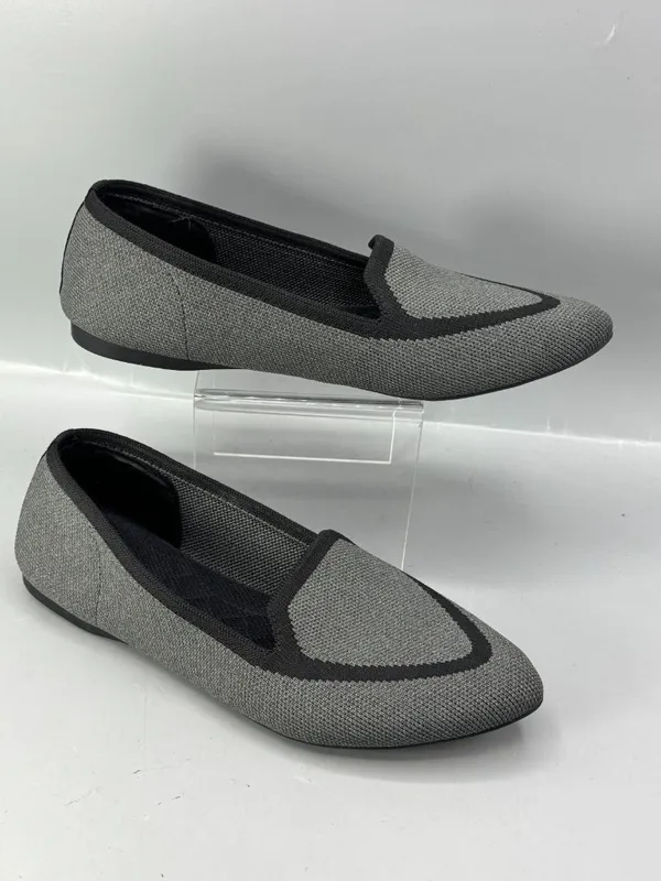 Birdies The Blackbird Flats Shoes Women 7 Gray Black Pointed Toe Slip On Comfort - Image 2