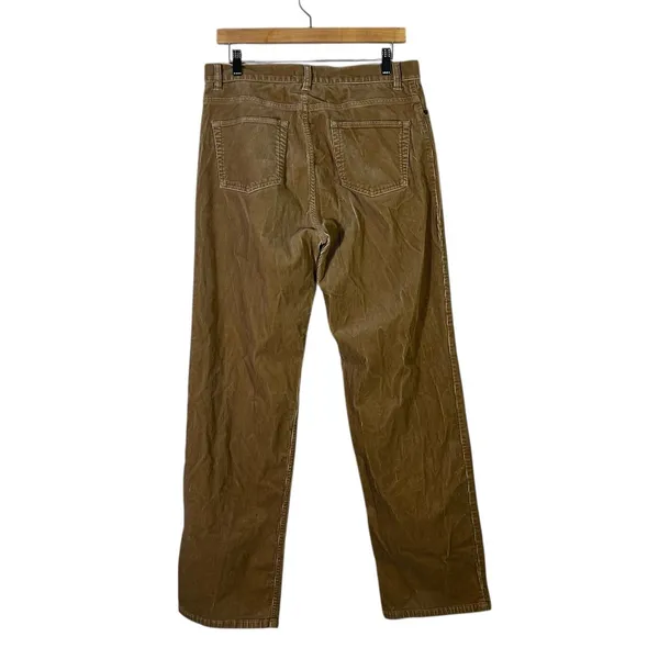 Jones New York Sport Everyday Stretch Corduroy Pants Tan Straight Leg Size 10 - Image 5