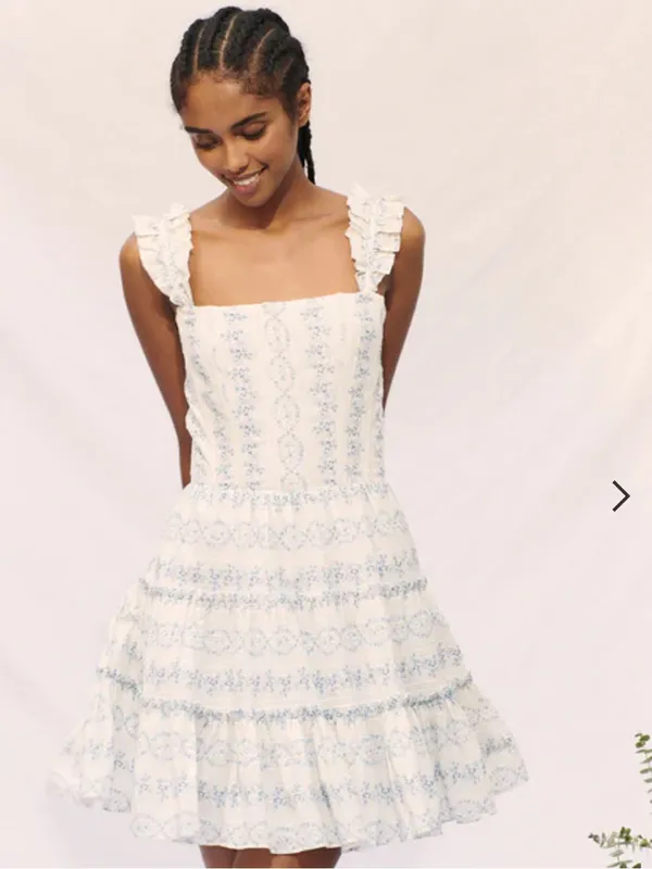 Saylor Jaime dress in Parisian blue - Image 4