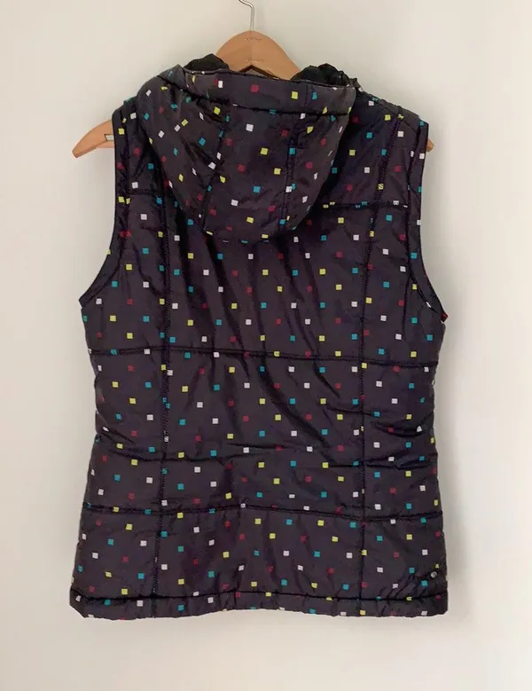 Burton Sly Puff Vest Black Polka Dot Size Medium - Image 3