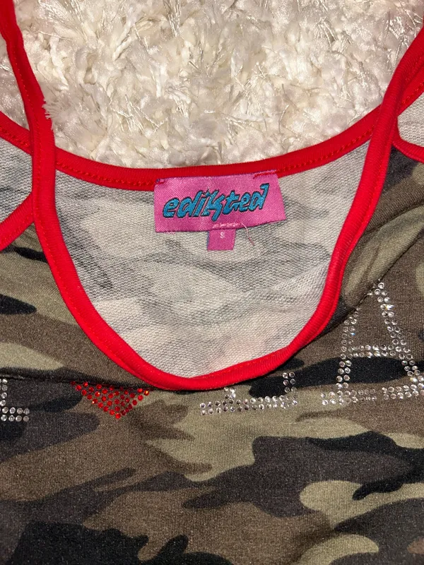 Edikted LA Camo Tank Top - Image 2
