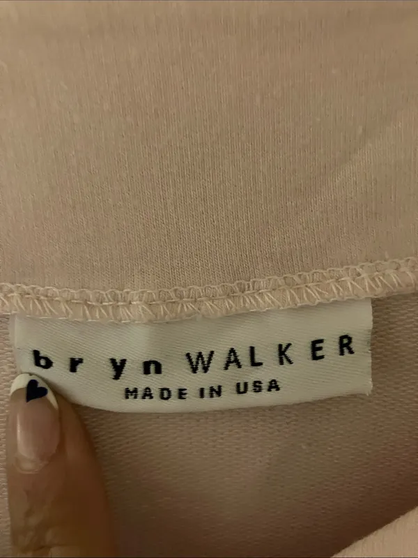 Bryn Walker Bamboo Blend Pink Boat Neck Oversized Top Size XL - Image 2