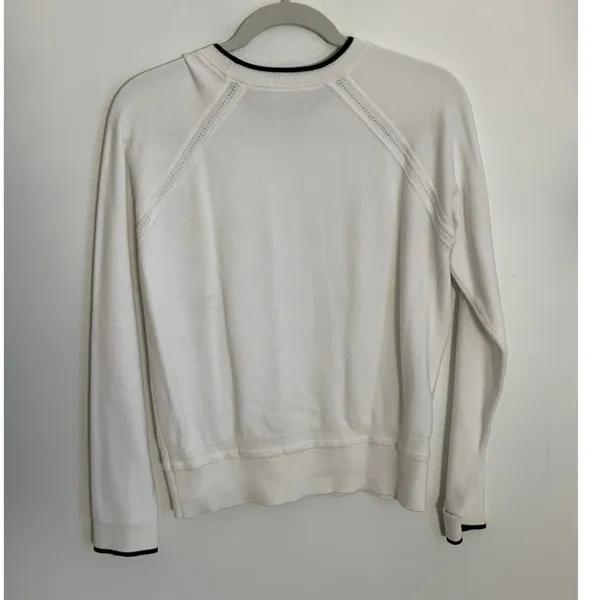 Athleta White Sweater size small‎ - Image 5