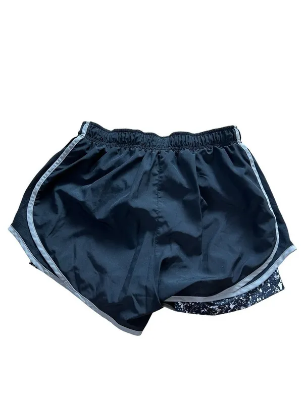 Nike Dri Fit Black Athletic Shorts with Bike Shorts Medium - Image 3