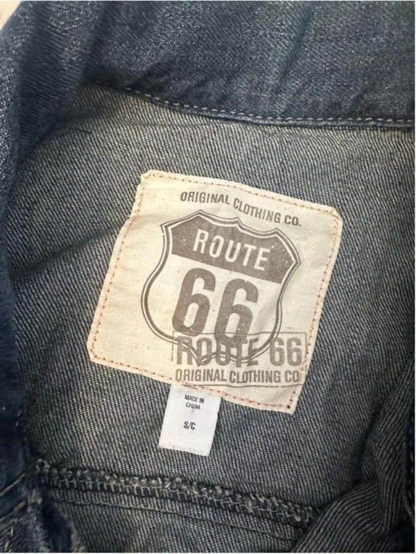 Route 66 Denim Jacket Blue Women's Small - Image 5