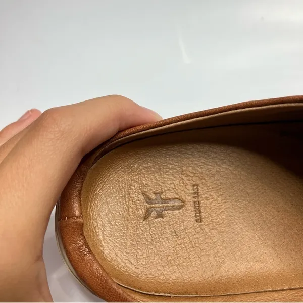 Frye‎ Ivy low lace mule leather sneakers size 9.5 - Image 7