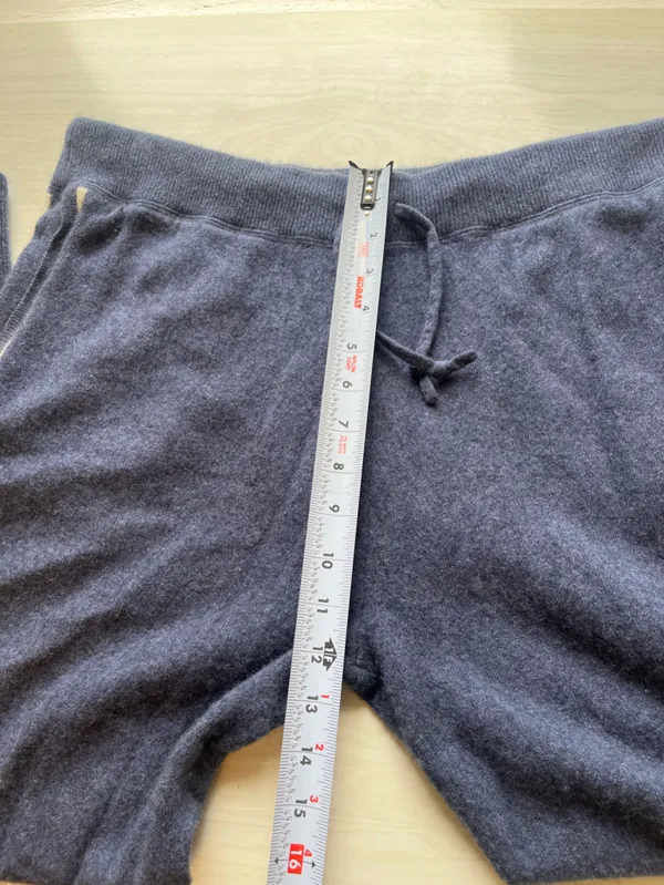 Ralph Lauren RLX Washable Cashmere Jogger Pants Blue with white accent Size L - Image 6