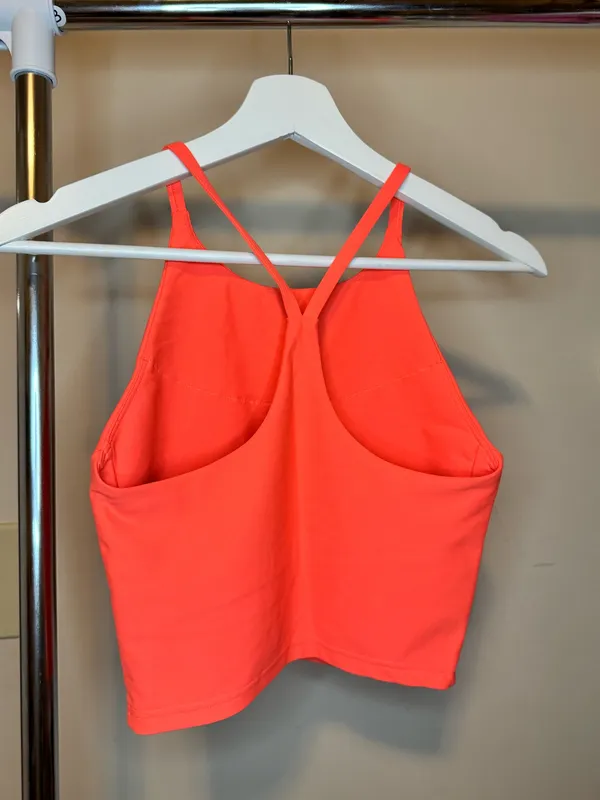Old Navy Coral Strappy-Back Tank - Image 2