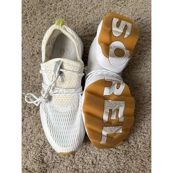 Sorel Kinetic Impact Lace Sneakers White Gum Women’s 9 - Image 2