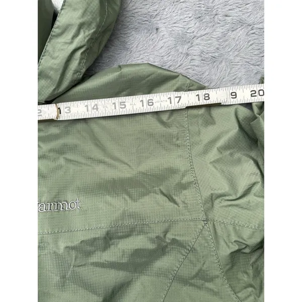 Marmot x Thrive Works Precip Waterproof Rain Jacket Women's Size L Olive NWOT - Image 8
