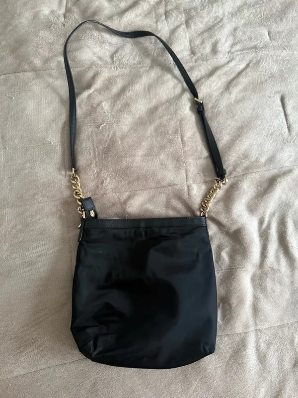 Michael Kors Black Crossbody Nylon Bag - Image 4