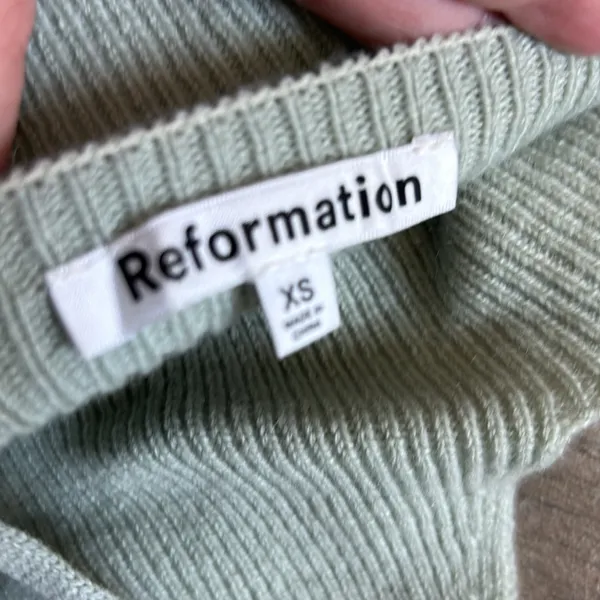 Reformation ribbed bralette - Image 3