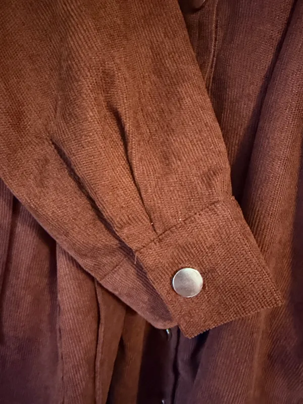 Brown Belted Shirt Dress - Women's Festival - Image 4